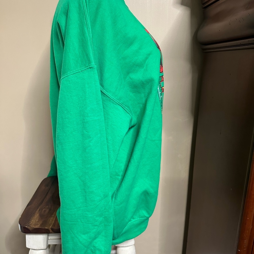 Gildan Heavy Blend Green 'Black Friday Squad' Sweatshirt - Picture 3 of 6